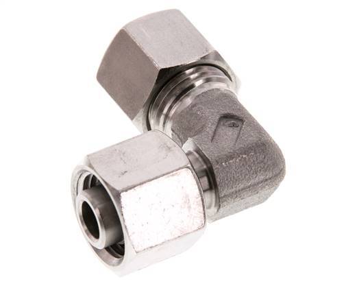 10L Stainless Steel Elbow Cutting Fitting with Swivel 315 bar FKM Adjustable ISO 8434-1