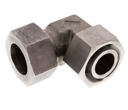 38S Stainless Steel Elbow Cutting Fitting with Swivel 315 bar FKM Adjustable ISO 8434-1