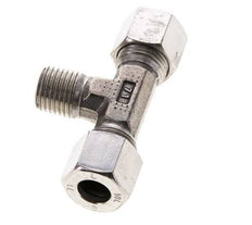 10L & M14x1.5 (con) Stainless Steel T-Shape Tee Cutting Fitting with Male Threads 315 bar ISO 8434-1