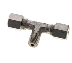 6S & M12x1.5 (con) Stainless Steel T-Shape Tee Compression Fitting with Male Threads 500 bar ISO 8434-1