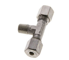6S & M12x1.5 (con) Stainless Steel T-Shape Tee Compression Fitting with Male Threads 500 bar ISO 8434-1