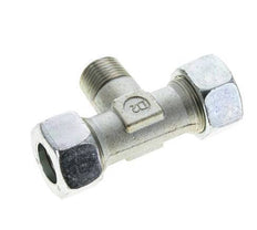 18L & R1/2'' Zink plated Steel T-Shape Tee Cutting Fitting with Male Threads 315 bar ISO 8434-1