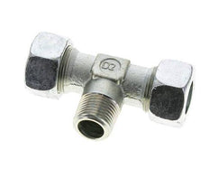 18L & R1/2'' Zink plated Steel T-Shape Tee Cutting Fitting with Male Threads 315 bar ISO 8434-1