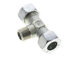 18L & R1/2'' Zink plated Steel T-Shape Tee Cutting Fitting with Male Threads 315 bar ISO 8434-1