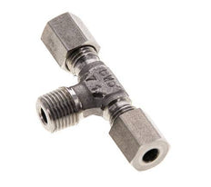 4LL & R1/8'' Stainless Steel T-Shape Tee Cutting Fitting with Male Threads 100 bar ISO 8434-1