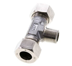 18L & R1/2'' Stainless Steel T-Shape Tee Cutting Fitting with Male Threads 315 bar ISO 8434-1