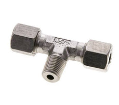 8S & R1/4'' Stainless Steel T-Shape Tee Cutting Fitting with Male Threads 630 bar ISO 8434-1