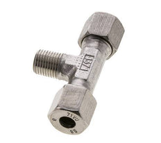 8S & R1/4'' Stainless Steel T-Shape Tee Cutting Fitting with Male Threads 630 bar ISO 8434-1
