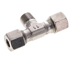 10S & R3/8'' Stainless Steel T-Shape Tee Cutting Fitting with Male Threads 630 bar ISO 8434-1