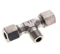 10S & R3/8'' Stainless Steel T-Shape Tee Cutting Fitting with Male Threads 630 bar ISO 8434-1