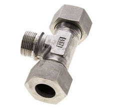 25S & G1'' Stainless Steel T-Shape Tee Cutting Fitting with Male Threads 400 bar ISO 8434-1