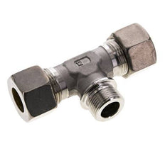 20S & G3/4'' Stainless Steel T-Shape Tee Compression Fitting with Male Threads 250 bar ISO 8434-1