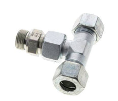 20S & M27x2 Zink plated Steel T-Shape Tee Cutting Fitting with Male Threads 400 bar Adjustable ISO 8434-1