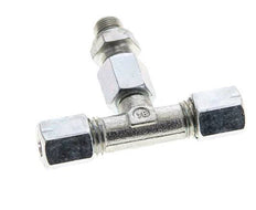 6L & G1/8'' Zink plated Steel T-Shape Tee Cutting Fitting with Male Threads 315 bar Adjustable ISO 8434-1