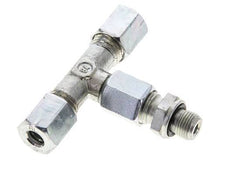 6L & G1/8'' Zink plated Steel T-Shape Tee Cutting Fitting with Male Threads 315 bar Adjustable ISO 8434-1