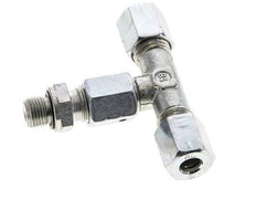 6L & G1/8'' Zink plated Steel T-Shape Tee Cutting Fitting with Male Threads 315 bar Adjustable ISO 8434-1