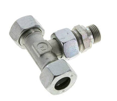 18L & G1/2'' Zink plated Steel T-Shape Tee Cutting Fitting with Male Threads 315 bar Adjustable ISO 8434-1
