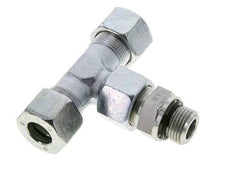 16S & G1/2'' Zink plated Steel T-Shape Tee Cutting Fitting with Male Threads 400 bar Adjustable ISO 8434-1
