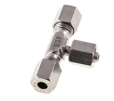6L Stainless Steel T-Shape Tee Cutting Fitting with Swivel 315 bar Adjustable ISO 8434-1