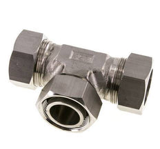 35L Stainless Steel T-Shape Tee Cutting Fitting with Swivel 160 bar Adjustable ISO 8434-1