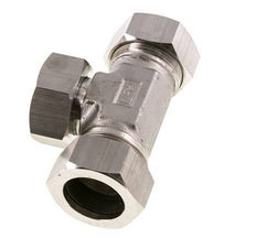 35L Stainless Steel T-Shape Tee Cutting Fitting with Swivel 160 bar Adjustable ISO 8434-1