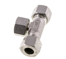 16S Stainless Steel T-Shape Tee Cutting Fitting with Swivel 400 bar Adjustable ISO 8434-1