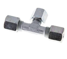 6S Zink plated Steel T-Shape Tee Cutting Fitting with Swivel 630 bar NBR Adjustable ISO 8434-1