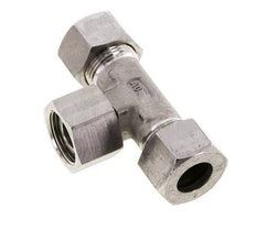 15L Stainless Steel T-Shape Tee Cutting Fitting with Swivel 315 bar FKM Adjustable ISO 8434-1