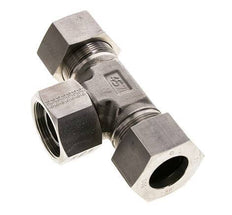 30S Stainless Steel T-Shape Tee Cutting Fitting with Swivel 400 bar FKM Adjustable ISO 8434-1
