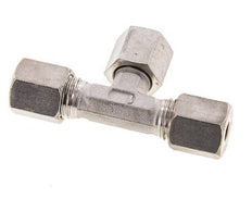 6S Stainless Steel T-Shape Tee Compression Fitting with Swivel 500 bar FKM Adjustable ISO 8434-1