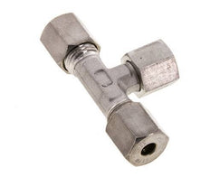 6S Stainless Steel T-Shape Tee Compression Fitting with Swivel 500 bar FKM Adjustable ISO 8434-1