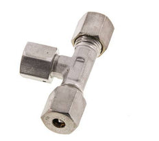 6S Stainless Steel T-Shape Tee Compression Fitting with Swivel 500 bar FKM Adjustable ISO 8434-1
