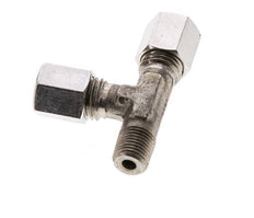 6L & M10x1 (con) Stainless Steel Right Angle Tee Cutting Fitting with Male Threads 315 bar ISO 8434-1