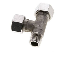 15L & M18x1.5 (con) Stainless Steel Right Angle Tee Cutting Fitting with Male Threads 315 bar ISO 8434-1