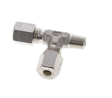 6L & R1/8'' Stainless Steel Right Angle Tee Compression Fitting with Male Threads 315 bar ISO 8434-1