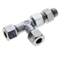 12S & M18x1.5 Zink Plated Steel Right Angle Tee Cutting Fitting with Male Threads 630 bar Adjustable ISO 8434-1