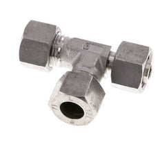 12L Stainless Steel Right Angle Tee Cutting Fitting with Swivel 315 bar Adjustable ISO 8434-1
