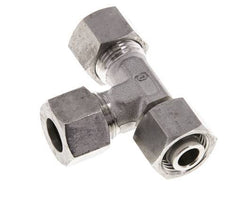 12L Stainless Steel Right Angle Tee Cutting Fitting with Swivel 315 bar Adjustable ISO 8434-1