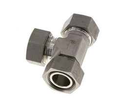 28L Stainless Steel Right Angle Tee Cutting Fitting with Swivel 160 bar Adjustable ISO 8434-1