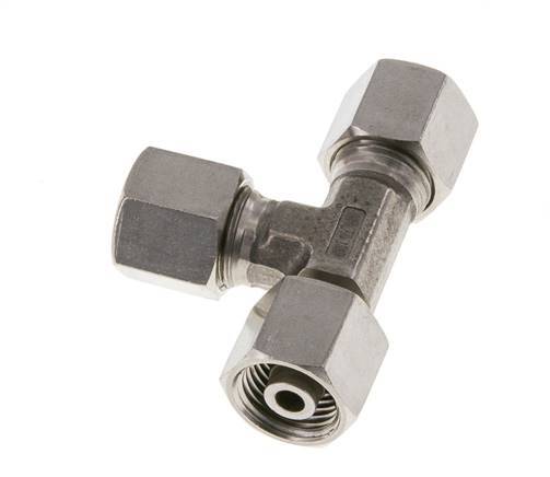 8S Stainless Steel Right Angle Tee Cutting Fitting with Swivel 630 bar Adjustable ISO 8434-1