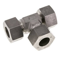25S Stainless Steel Right Angle Tee Cutting Fitting with Swivel 400 bar Adjustable ISO 8434-1