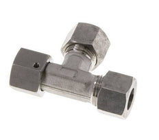 12L Stainless Steel Right Angle Tee Cutting Fitting with Swivel 315 bar FKM Adjustable ISO 8434-1