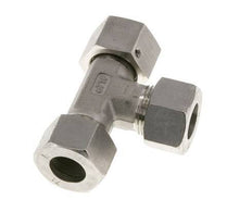 15L Stainless Steel Right Angle Tee Cutting Fitting with Swivel 315 bar FKM Adjustable ISO 8434-1