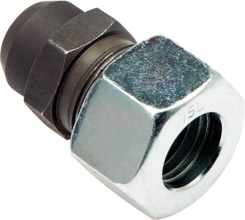 6L & 10mm Phosphatised Steel Straight Cutting Fitting with Welding End 315 bar ISO 8434-1 [2 Pieces]