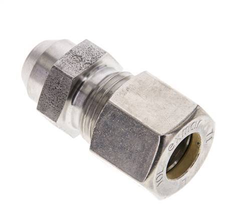 10L & 14mm Stainless Steel Straight Compression Fitting with Welding End 315 bar ISO 8434-1