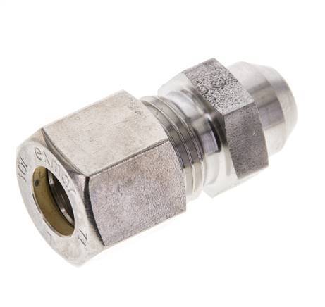 10L & 14mm Stainless Steel Straight Compression Fitting with Welding End 315 bar ISO 8434-1