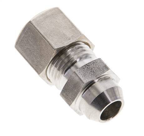 10L & 14mm Stainless Steel Straight Compression Fitting with Welding End 315 bar ISO 8434-1