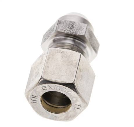 10L & 14mm Stainless Steel Straight Compression Fitting with Welding End 315 bar ISO 8434-1
