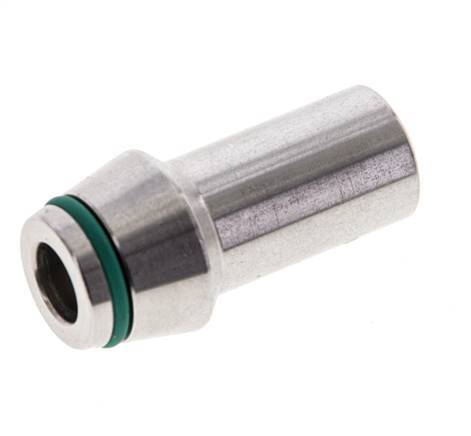 12x2.5mm Stainless Steel Straight with Welding End 630 bar FKMO-ring ISO 8434-1