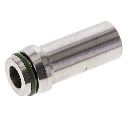 14x3mm Stainless Steel Straight with Welding End 630 bar FKMO-ring ISO 8434-1